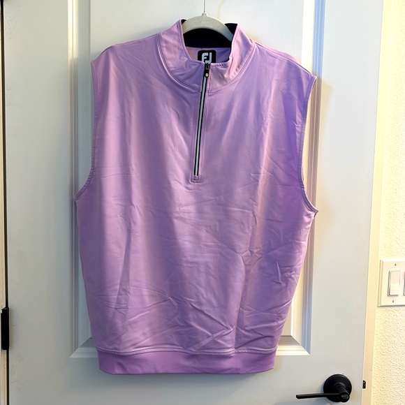Footjoy Gathered Half Zip Vest - Picture 4 of 6